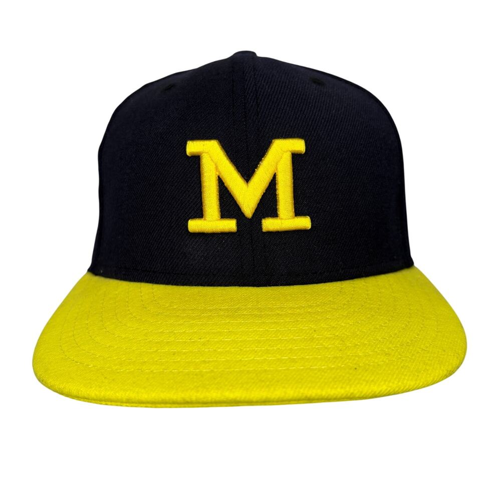 New Era University of Michigan Fitted Hat 6 7/8